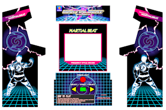 create a custom arcade cabinet artwork