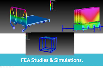 do fea and cfd analysis for structural, thermal and fatigue solutions