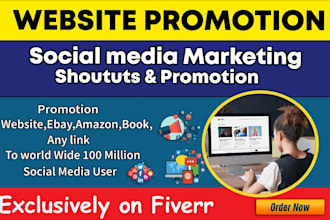 promote and advertise your website, blog, amazon product or any link