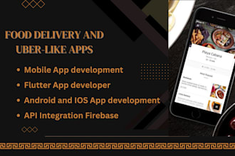 develop food delivery mobile app restaurant ios app flutter developer