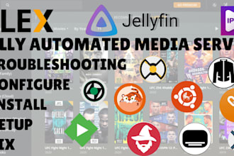 setup, configure your media server, plex, jellyfin, sonarr, radarr, emby, iptv