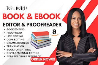 proofread edit fiction and non fiction ebook translate your book for amazon kdp