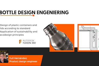 you will get an amazing plastic bottle 3d cad