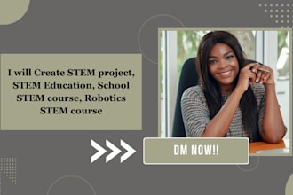 create stem project, stem education, school stem course, robotics stem course