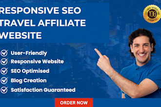 automated travel affiliate website travel agency website travel affiliate blog