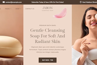 design soap shopify store soap website handmade soap dropshipping perfume store