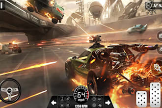 develop shooting, car racing game in unity for you