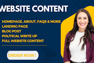 write compelling website content writing and copywriting
