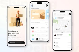 develop courier, parcel delivery app, logistic app