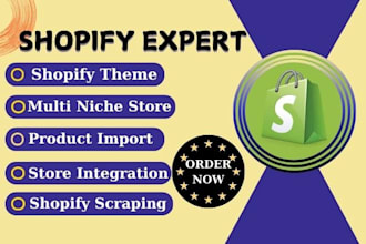 shopify theme,  multi niche store, duplicate shopify, ecommerce listing