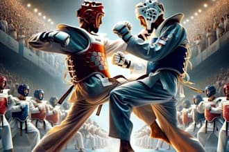 design a professional martial art taekwondo kongfu gym fitness karate website