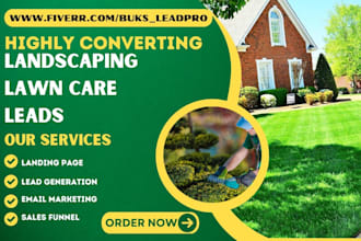 generate landscaping lawn care leads landscaping leads lawn care sales funnel