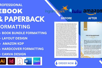 paperback formatting, ebook layout design, book boundle formatting, amazon KDP