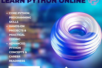 be your expert python teacher for beginners to advanced
