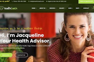 therapy website nutritionist nutrition website fitness website medical website