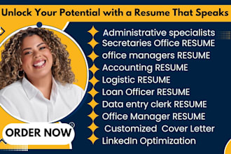 write administrative specialist project coordinator receptionist resume and CV