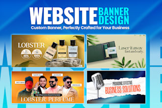 design stunning hero headers for websites or social media