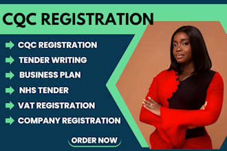 do cqc registration, policy and procedure, business plan, and bid UK tenders