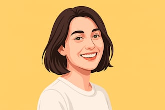 draw potrait custom vector cartoon