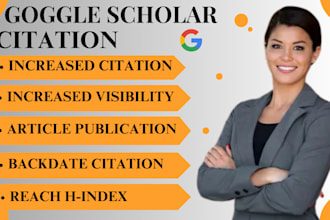 increase google scholar citations by referencing your paper in my publication