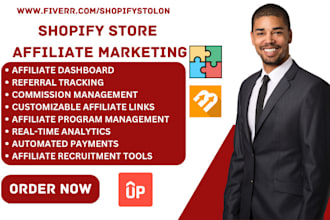 setup shopify store affiliate marketing uppromote goaffpro bixgrow refersion