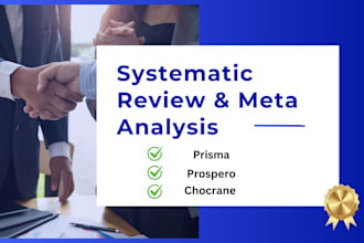 conduct a comprehensive systematic review and meta analysis