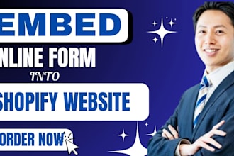 embed online forms seamlessly into your shopify website