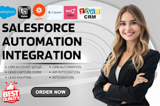 setup salesforce automation zoho capsule crm n8n notion asana zapier integration