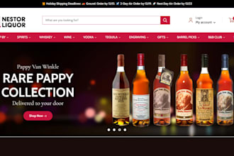 luxury wine shopify store liquor store beverage dropshiping store wine website