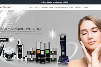design skin care shopify store skin care beauty store skin care shopify store