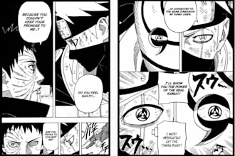 draw custom comic pages, high level manga or webtoons for you
