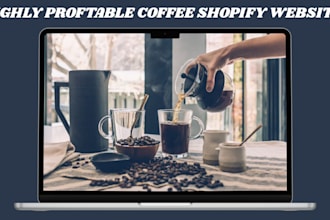 design shopify store coffee shopify store coffee store coffee website matcha