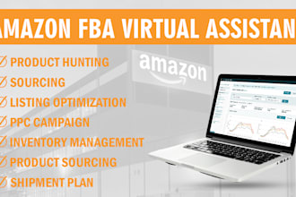 be your amazon fba virtual assistant for amazon fba store