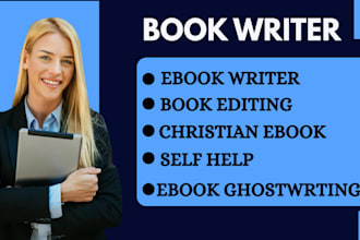 ghostwriter christian prayer ebook self help book writer and proofread expertly