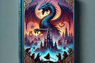 illustrate fantasy book covers and ebook covers