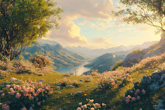 make stunning fantasy landscapes, fast