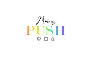 design fashion push present jewelry shop logo