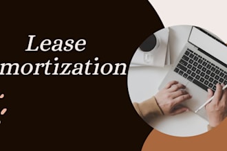 create loan and lease amortization schedule for you