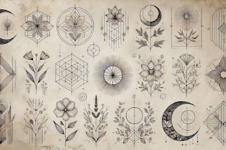 make a minimalist lineart tattoo design or illustration