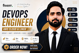 be devops engineer, linux, deploy, aws cloud, host, setup vps, cicd, docker