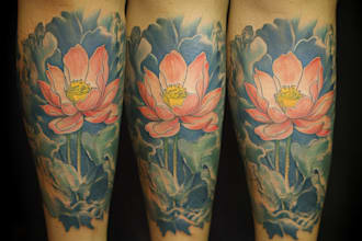 create custom logo old school traditional tattoo design