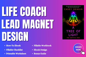 design life coach lead magnet ebook pdf freebie workbook checklist guide design