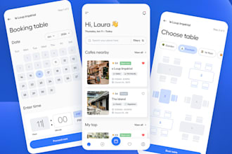 create your restaurant site with online reservation and app, online food orderin