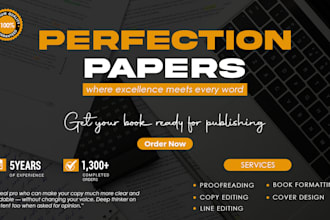 proofread and line edit your fiction or nonfiction book