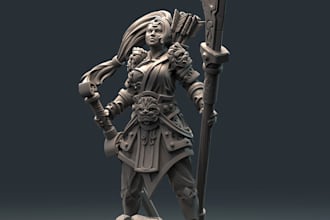 sculpt premium 3d gaming figurine,action miniature,dnd,cosplay props,ttrpg model