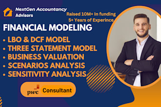 do financial model,business valuation,lbo model, dcf analysis,financial analysis