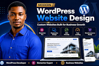 build wordpress website, custom wordpress website, business website development