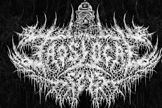 make death metal logo for your killer project within 24hrs