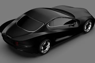 create 3d car modeling, racing sport car, automotive car, realistic rendering