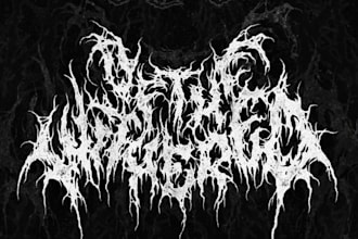draw any metal band logo